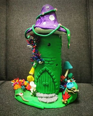 Lampa de veghe -  Mushroom Tower Fairy Coral Garden