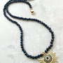 Colier CHOKER Turmalina neagra