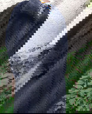 Haina blana alpaca si mohair