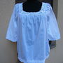Bluza alba bumbac cu dantela