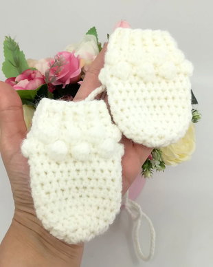 Manusi fara degete, pentru bebe