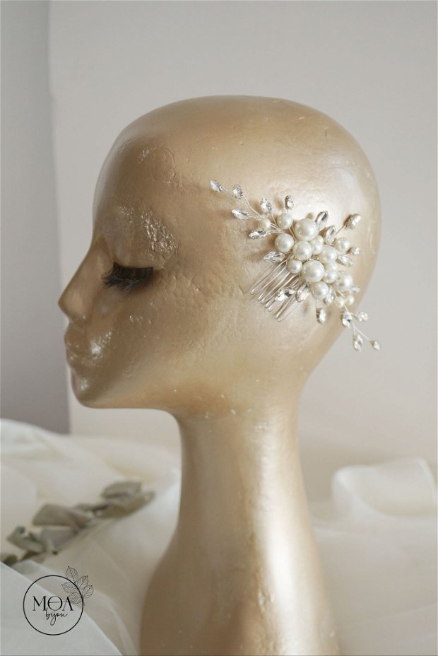Brielle - Accesoriu de par cu perle si cristale