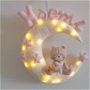 Decoratiune personalizata cu lumini LED pentru camera copilului