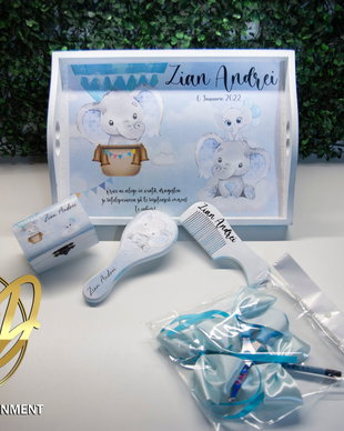 Set mot elefanti / tava mot baby elephant