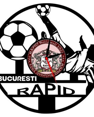 F.C. RAPID BUCURESTI ceas de perete