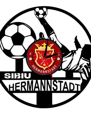 F.C. HERMANNSTADT- ceas de perete