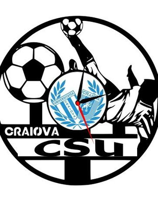 C.S.U. CRAIOVA-ceas de perete
