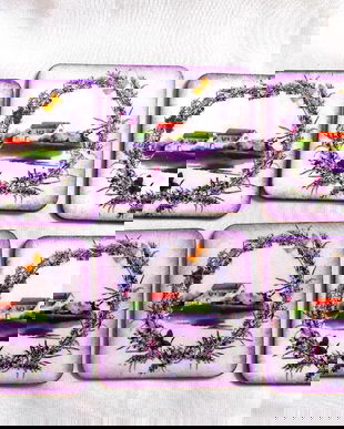 suporturi pahare cu lavanda 41874