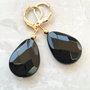 Cercei onix negru