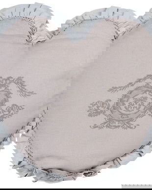 Perna inima decorativa din bumbac