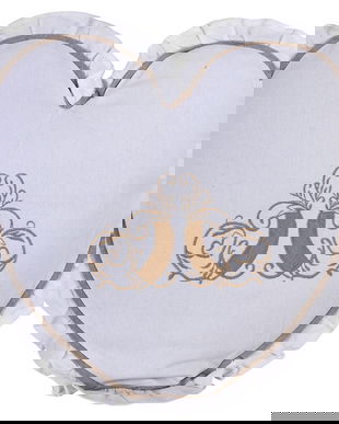 Perna inima decorativa din bumbac