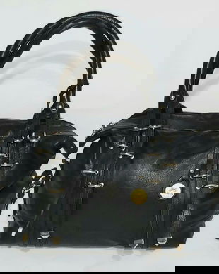 Geanta din piele naturală Pat Calc