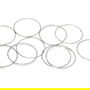 Link din alama, rotund, platina, 40 mm