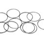 Link din alama, rotund, gunmetal, 25 mm