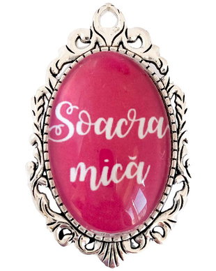 Cocarda brosa soacra mica