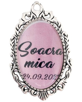 Cocarda brosa soacra mica