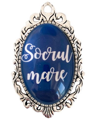 Cocarda brosa socru mare