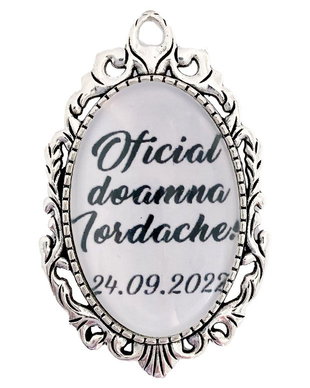 Brosa personalizata oficial doamna
