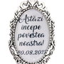Brosa personalizata astazi incepe povestea noastra