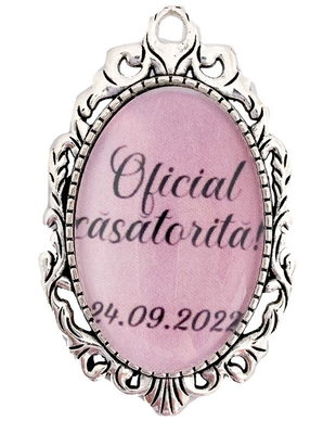 Brosa personalizata oficial casatorita