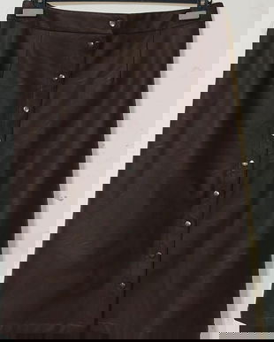 Fusta din înlocuitor piele  marime 46