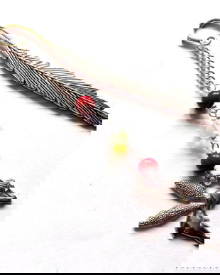 semn de carte cu coral si piatra lunii 42004