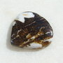 Cabochon agata (lucrata manual in INDIA) aprox 27.5x25.5x5 mm