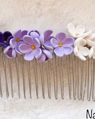 Pieptene: Flori de liliac