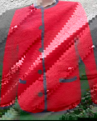 Jacheta stofa lana, bavareza