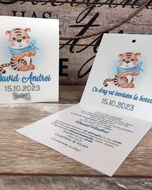 Invitatie Little Tiger