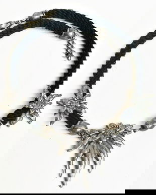 colier vintage floare de colt