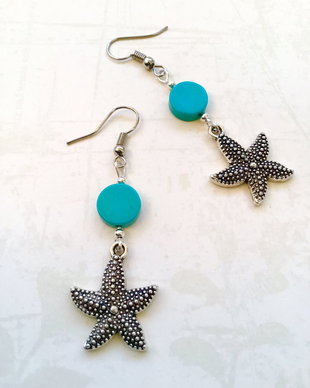 cercei turcoaz & stea de mare