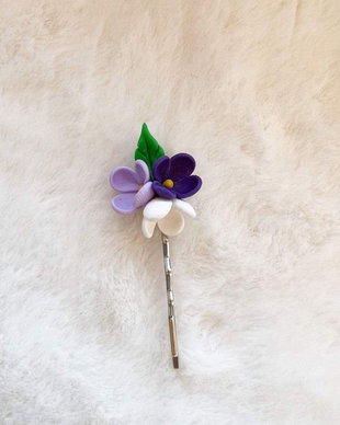 Agrafă: Flori de liliac
