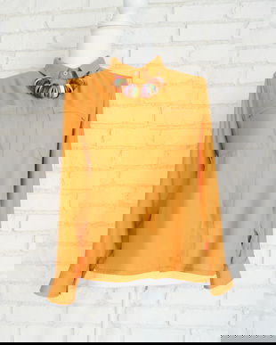 Camasa Vaporoasa  Dama Portocaliu Caramiziu