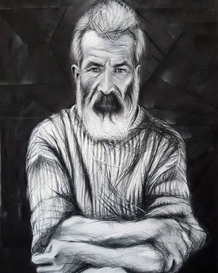 Tablou portret Constantin Brancusi