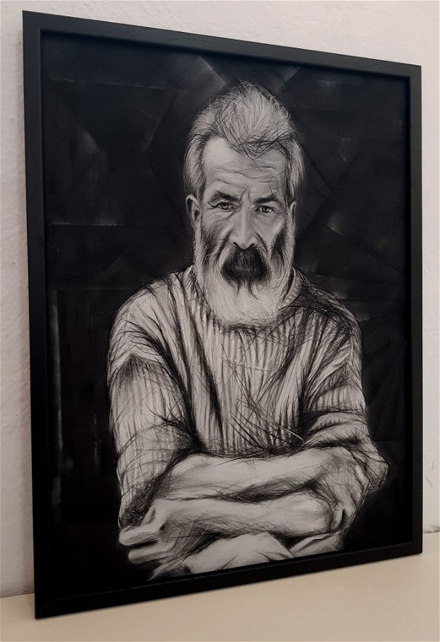 Tablou portret Constantin Brancusi