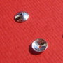 (2 bucati) Capacel din argint .925 rodiat aprox 1.3x4 mm