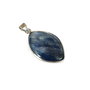 Pandantiv kianit in rama alama argintie 31x16mm  PD.0032.2