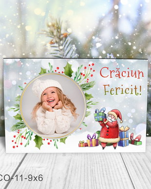 Magnet de Craciun personalizat cu poza