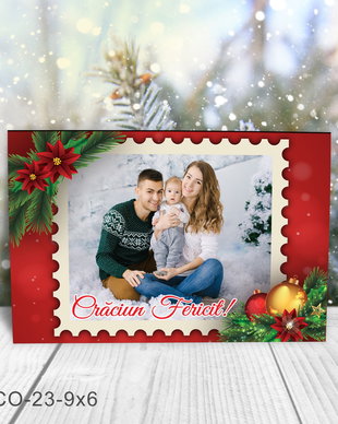 Magnet de Craciun personalizat cu poza