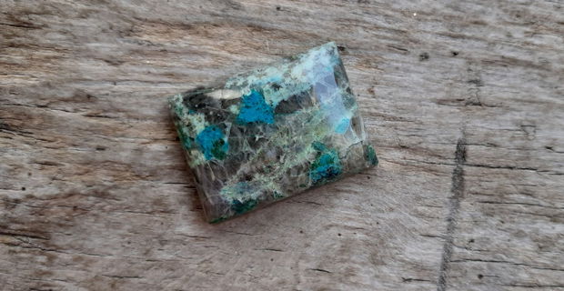 Cabochon crisocola, 30x22 mm