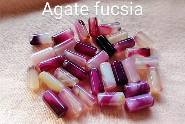 Agate fucsia