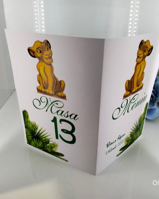 Meniu botez tema lion king