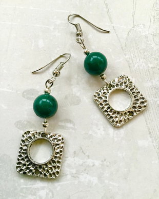 cercei Jad verde