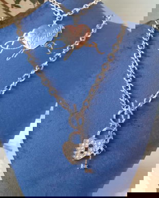 SET GUESS VINTAGE PANDANTIV SI BRATARA ORIGINAL MODEL DEOSEBIT