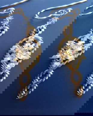 THE LORD OF THE RINGS -The Arwen Evenstar Earrings- ORIGINALI SEMNATI