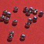 Sfera mica fatetata din argint .925 rodiat de diametru aprox 3 mm