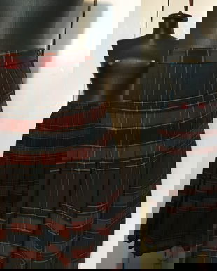 FUSTA PLISATA TRIPLUVOAL LANA