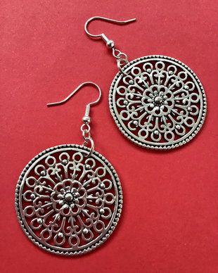 cercei Boho argintii
