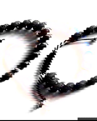 bratara unisex cu lava si ochi de tigru 42019